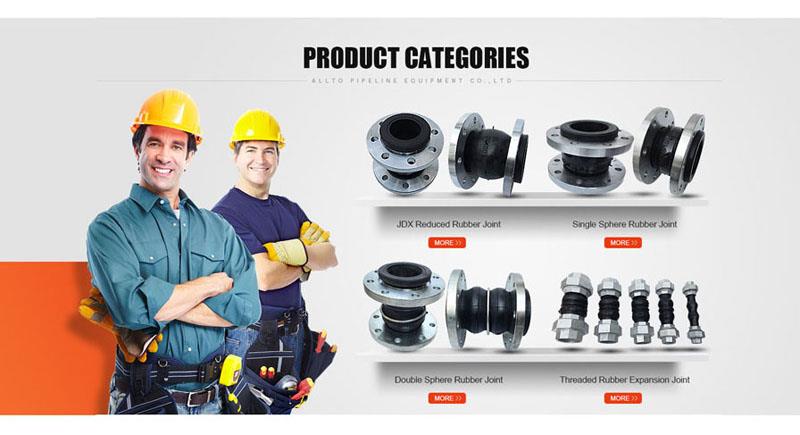 Threaded EPDM Rubber Expansion joint
